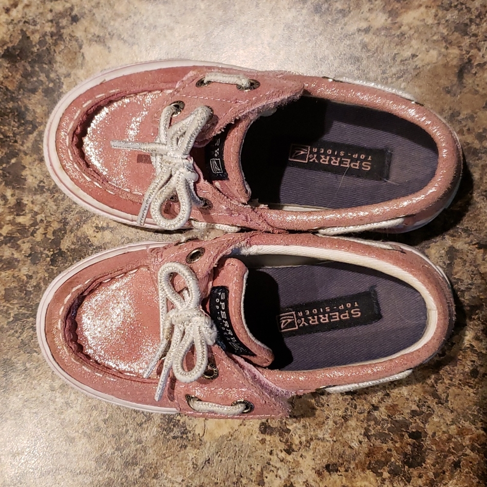 Metallic Pink Sperry Top-sider